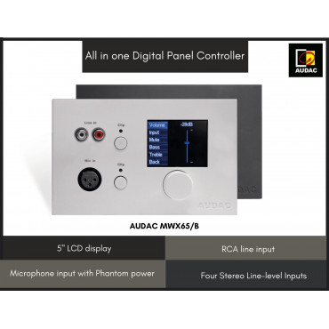 AUDAC All in one Digital Panel controller for MTX Processor