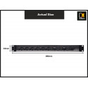 AUDAC PRE26 2 Zones Stereo Pre-Amplifier with 2 Microphone Inputs