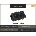  4 in 4 out Composite Video Amplifier, RCA connector