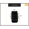  4 in 4 out Composite Video Amplifier, RCA connector