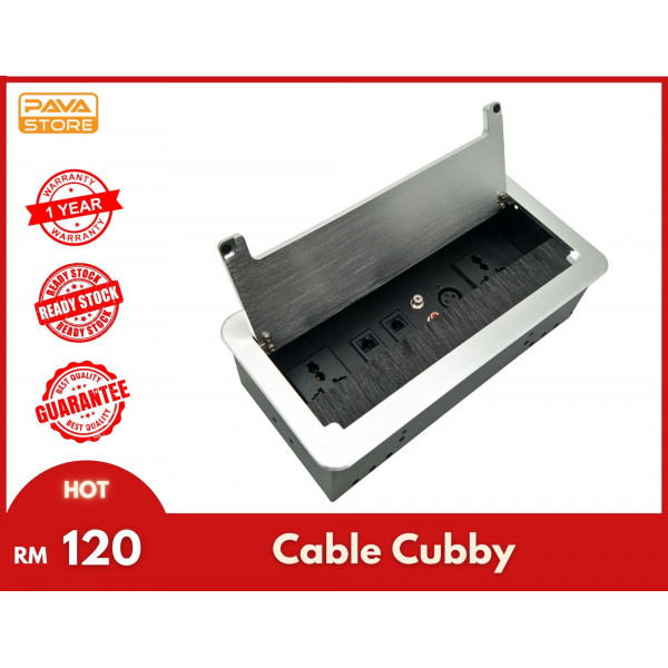 Multifunctional Office Desktop Hidden Cable Cubby