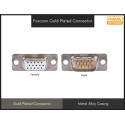 Foxconn Gold Plated Connector with Metal Alloy Casing