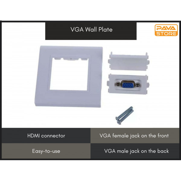 VGA Socket Wall Plate