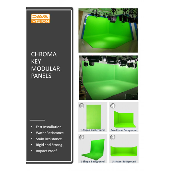 Chroma Key Modular Panel  *Size can be customized