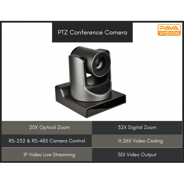 Full HD 1080P Pan Tilt Zoom (PTZ) Camera 