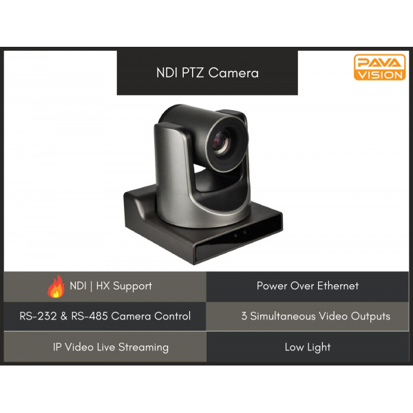 Full HD 1080P NDI Pan Tilt Zoom (PTZ) Camera