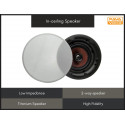 6.5" 2 way Hi-Fi Ceiling Coaxial Speaker
