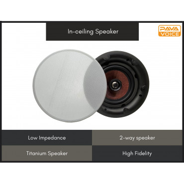 6.5" 2 way Hi-Fi Ceiling Coaxial Speaker